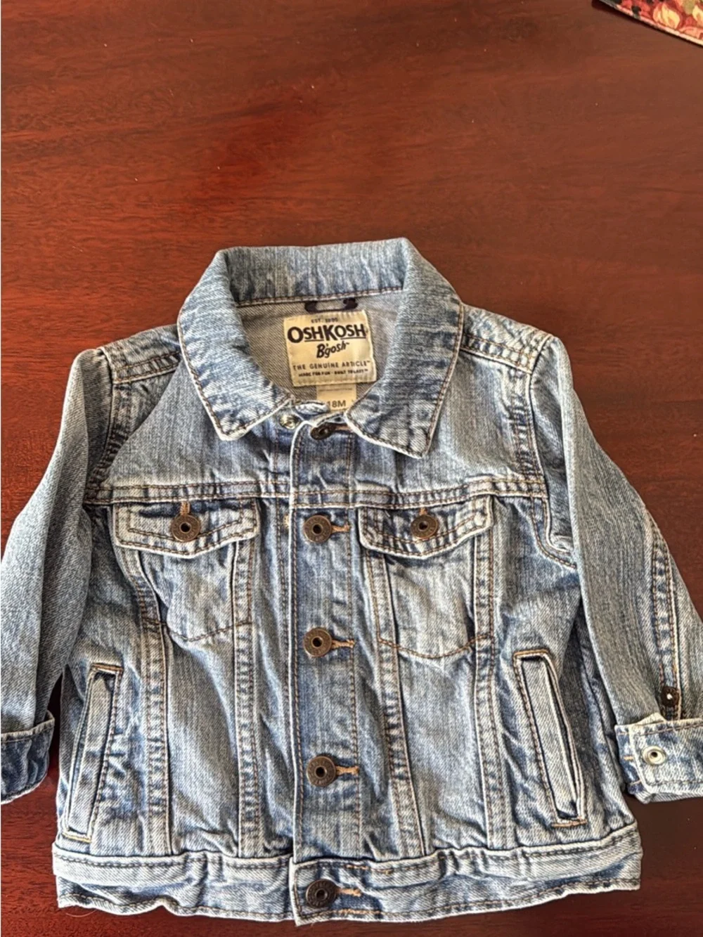 OshKosh B'gosh Light Wash Denim Jacket for Kids